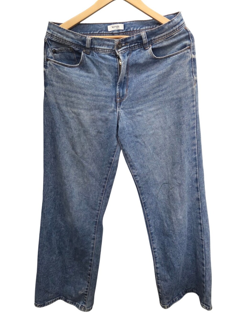 Kensie Light Blue Wide Leg Jeans Size 8/29